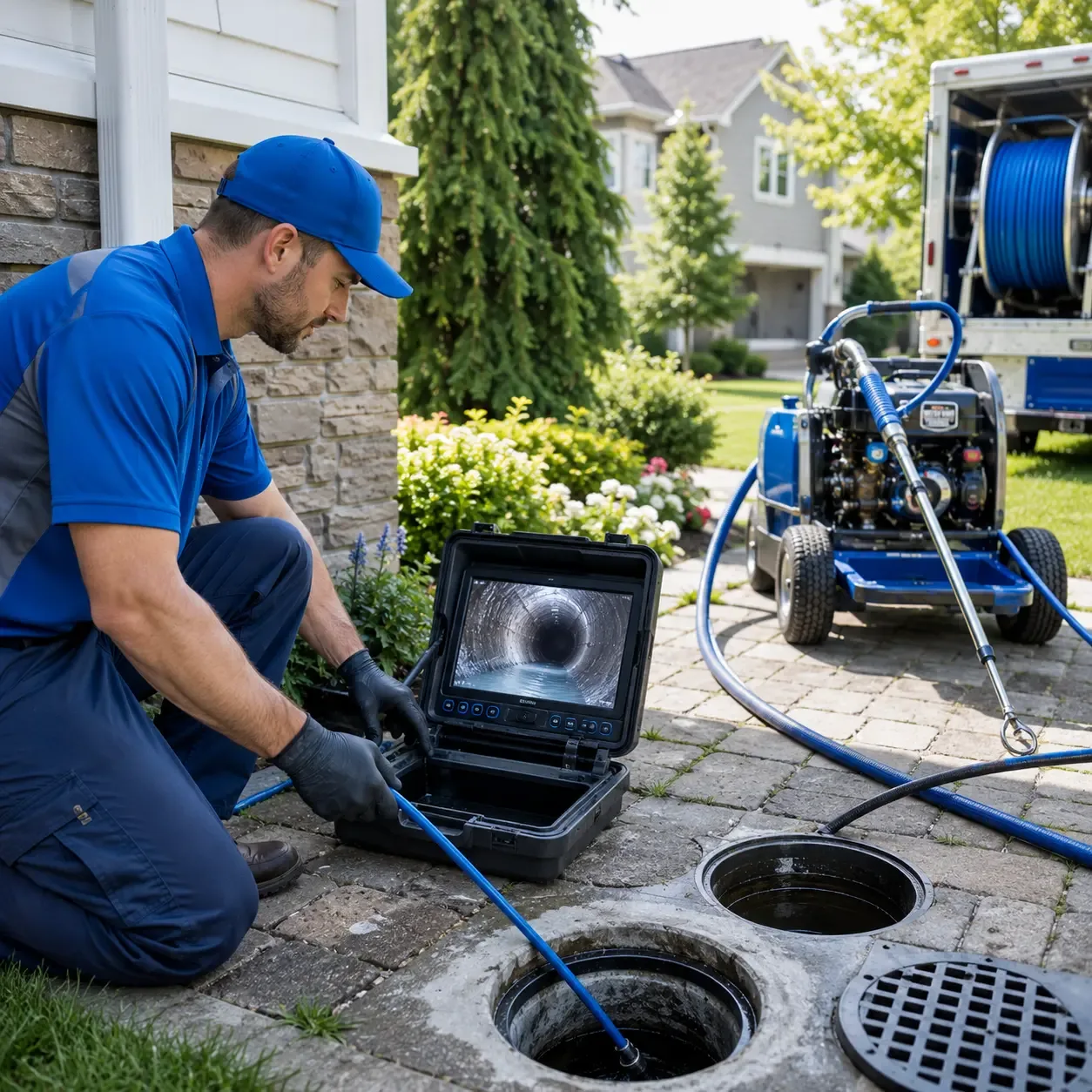 Outdoor drain cleaning professionals serving Forest Junction, WI
